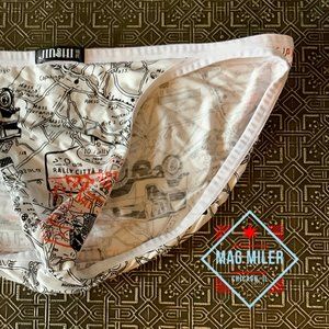 JINSHI SOFT MAP PRINT TANGA, MED